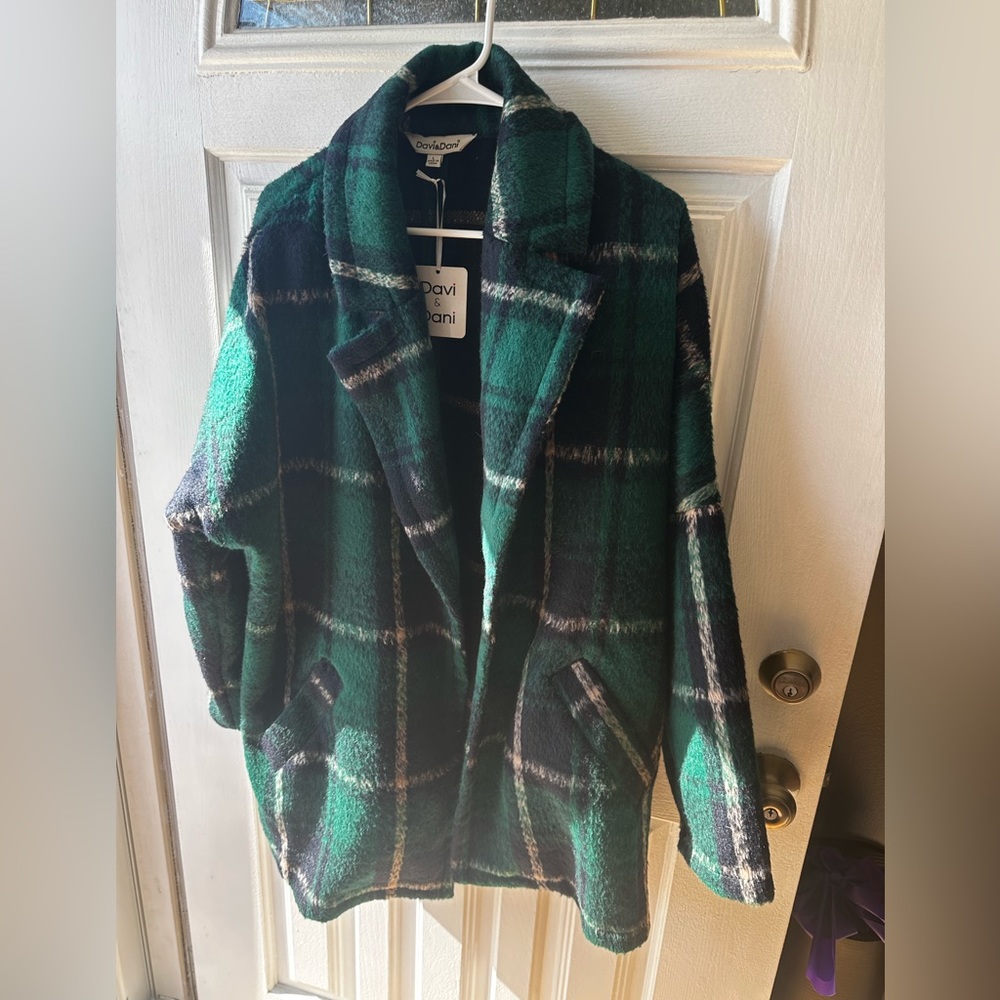 Mindy Mae’s Sybil plaid jacket - size Largr